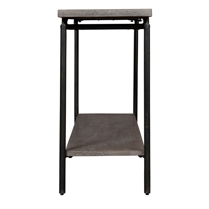 68.01'' Solid Wood Top Console Table