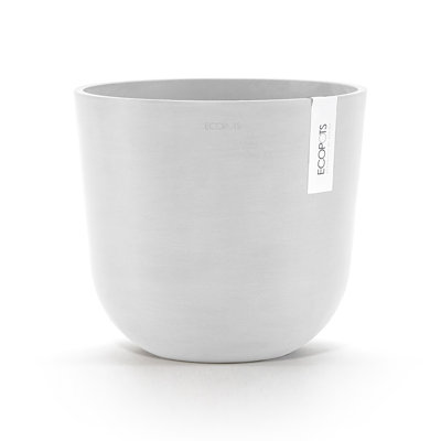 Ecopots Oslo Indoor/Outdoor Modern Recycled Plastic Flower Pot Planter