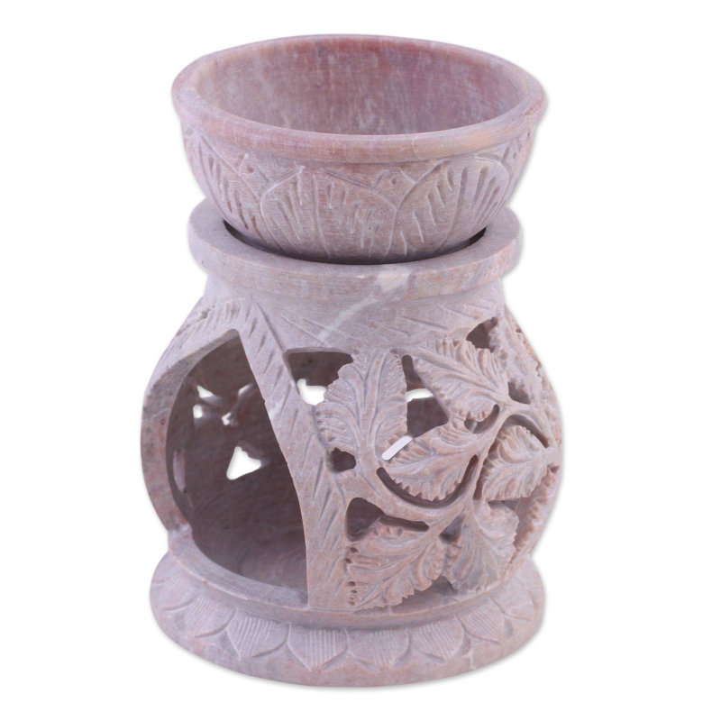 3.4'' H Stone Tabletop Tealight Holder