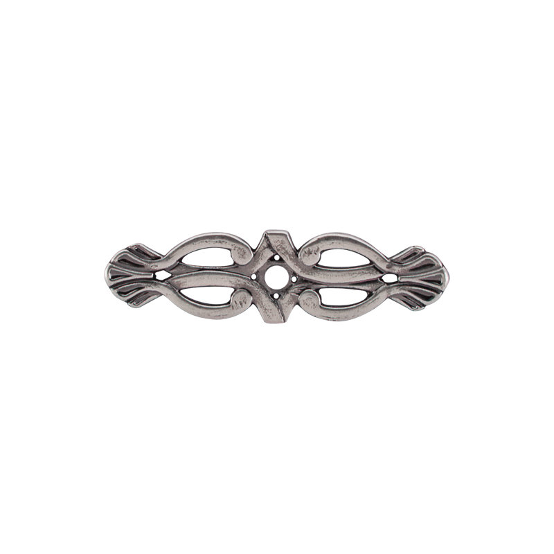 Newton  Backplate, Pewter Antique