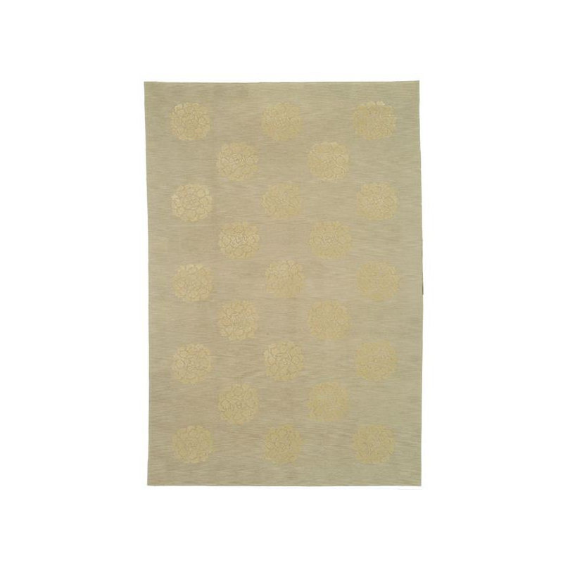 Quartz Hand-Knotted Ginkgo Area Rug