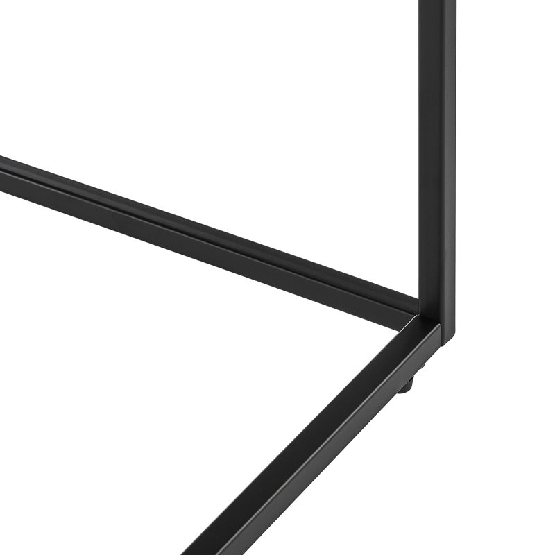 Camp Narrow Console Table, Black, Black