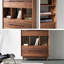Vitrine simple à grande capacité avec bibliothèque