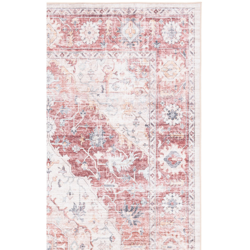 Meinke Performance Machine Washable Oriental Rug, Square 6'