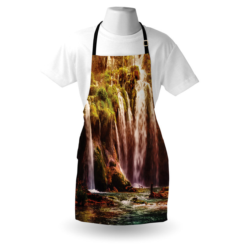 No Pattern Bib Apron