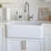 Whitehaus Collection 30" Single Bowl Fireclay Kitchen Sink: Reversible Plain Front Aprons