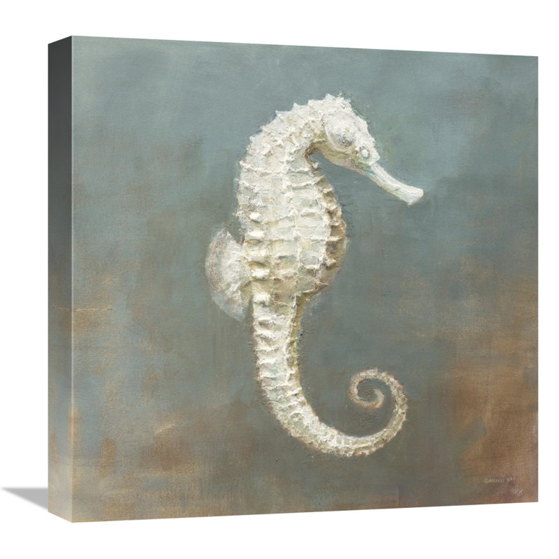« trésors from the sea i », reproduction d’art sur toile tendue, H 18 po x l 18 po x P 1,5 po, Toile tendue