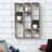 Rashid 9 Piece Pine Solid Wood Floating Shelf-1948496277