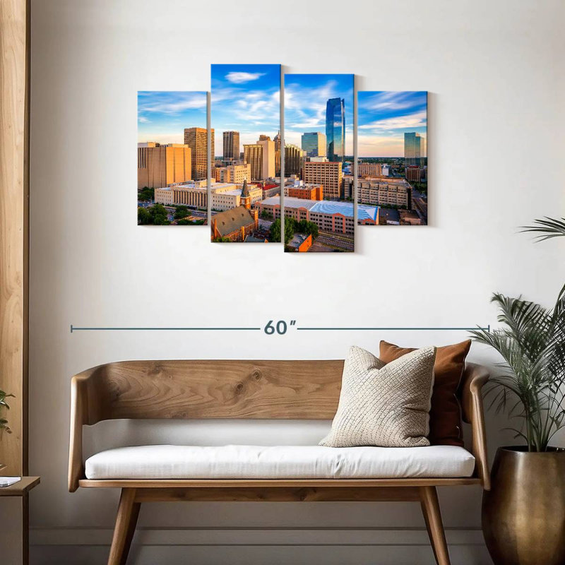 Paysage urbain urbain de Sirci, Oklahoma, H 27 po x l 43 po
