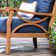 Brunswick Teak 2 - Person Patio Conversation Sets with Cushions