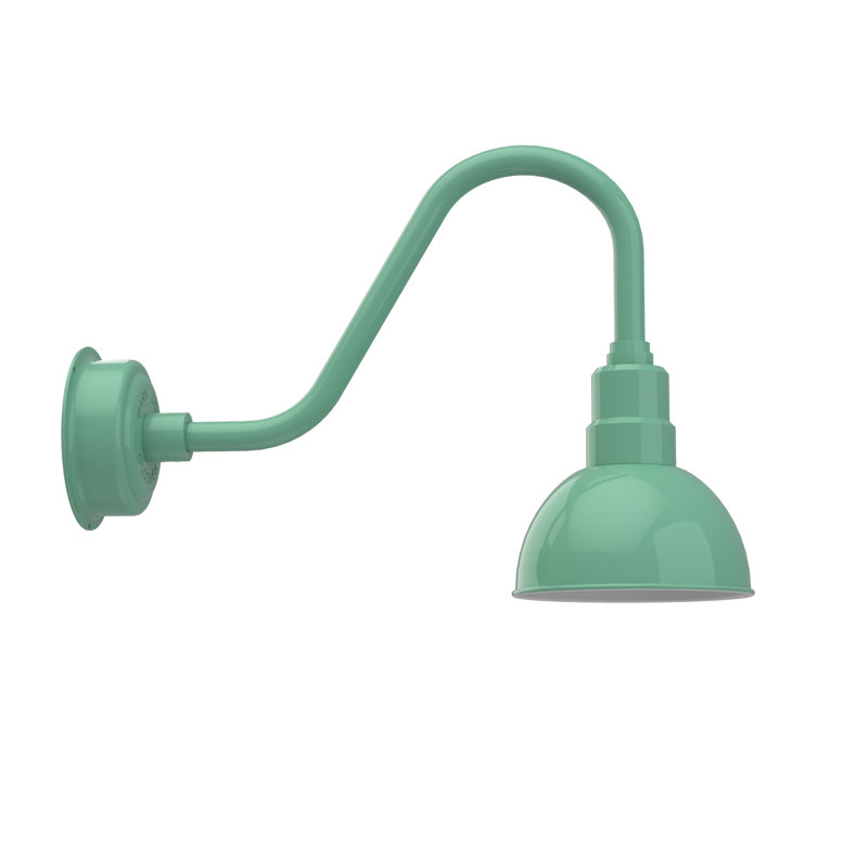 Luminaire de grange d'extérieur Abbie, Jade, H 16,35 po x l 8 po x P 24 po