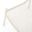 Chaises empilables en fer blanc mat - été agréable, 26 po X P 22,08 po, fer de cour de 7,62 lb
