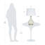 Lampe de table en verre Taisa