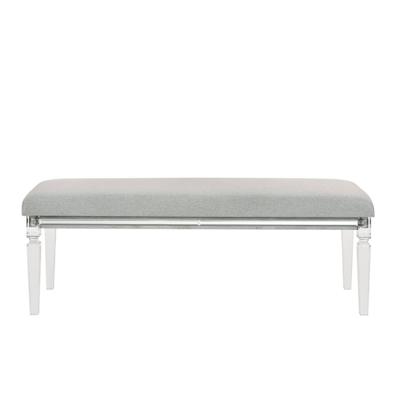Banc 1 pièce de style glamour de style contemporain