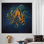 Octopus, art moderne sur toile: décoration murale de luxe tendance et affiche animalière contemporaine