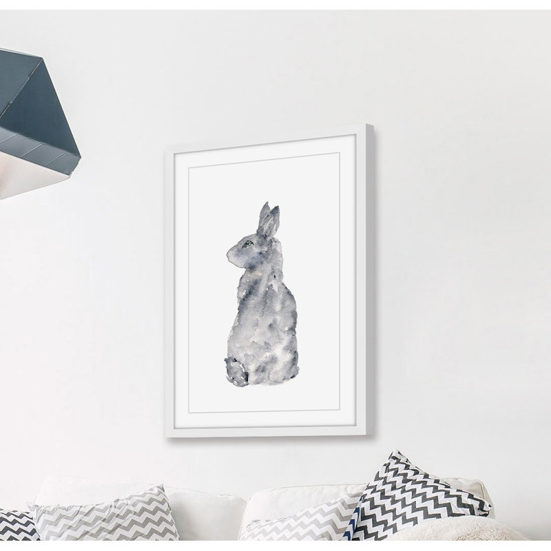 Thimble Sparrow - Single Picture Frame Painting, 61cm H x 41cm W x 3.81cm D