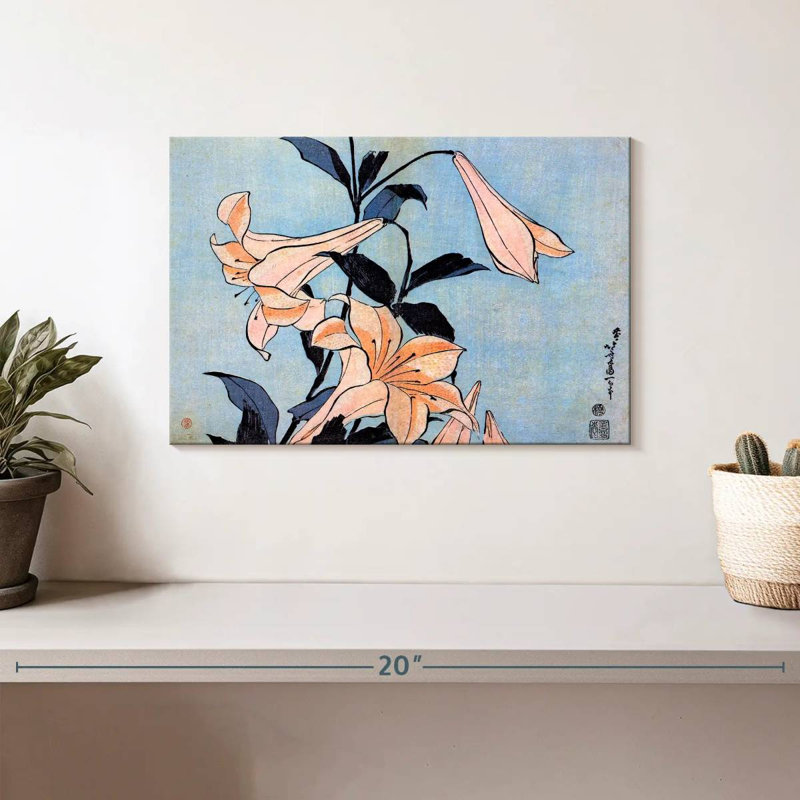Harnek Lilies 1830, H 8 po x l 12 po
