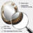 Tender White Whirling Vision - Modern Oval Wall Mirror-930793195