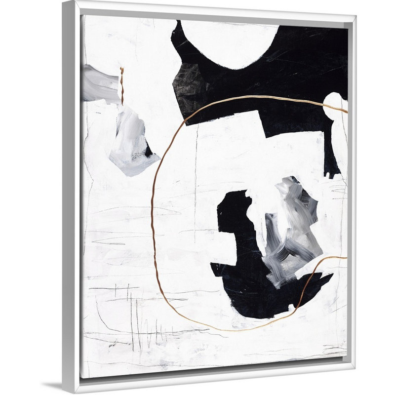 Foundry I, reproduction d'art sur toile, H 32 po x l 26 po x P 1,75 po, Cadre flottant blanc