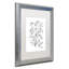 « simple fleur doodle », impression sur toile encadrée-70583037-19607759-19607758