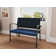 Newport Waiting Reception Loveseat Metal Frame