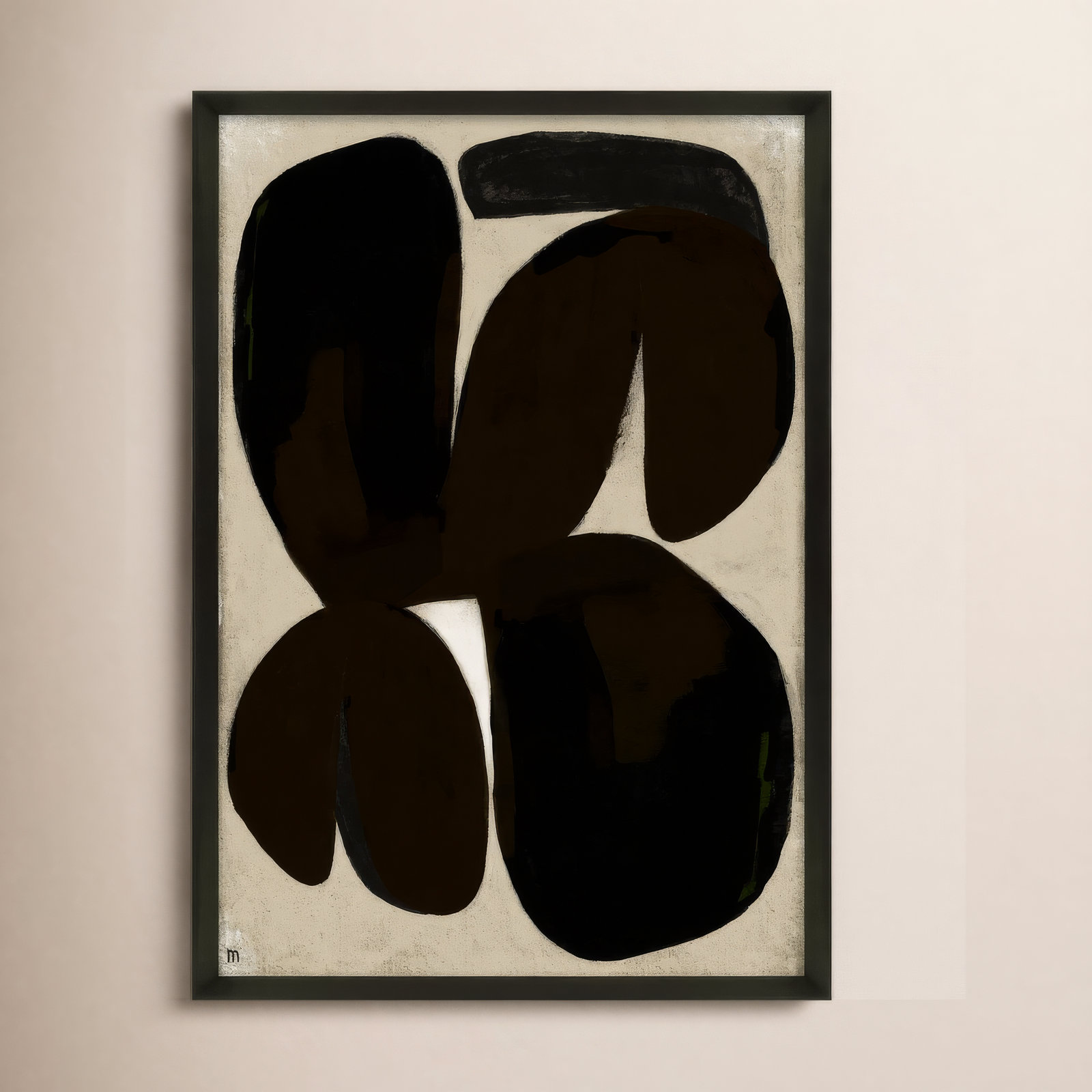 Untitled by Studiom, 20" H x 14" W x 1.25" D, Black