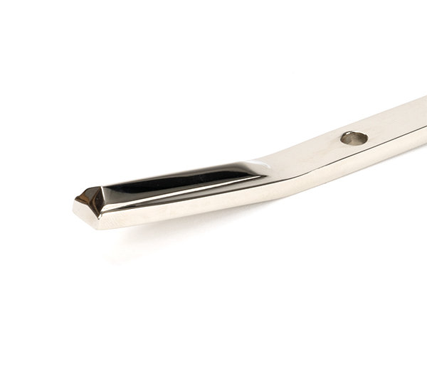 Art Deco Stay, 29.2cm H x 1.6cm W x 0.9cm D, Polished Nickel