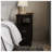 End Table Narrow Nightstand With Two Drawers And Open Shelf