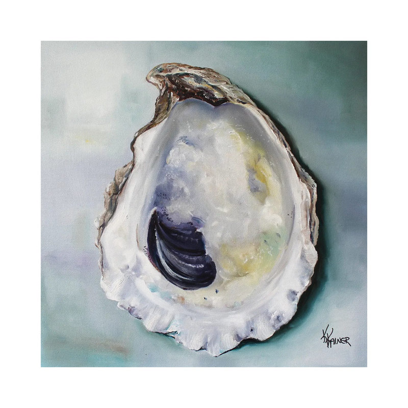 «Virginia Oyster Shell», giclée sur toile tendue avec châssis, H 12 po x l 12 po