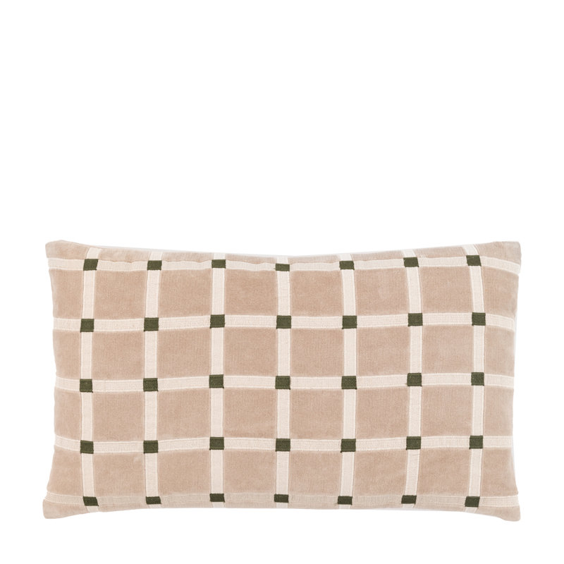 Rectangular Cushion, Beige