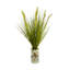 Spring Additions Faux Grass in Glass Vase