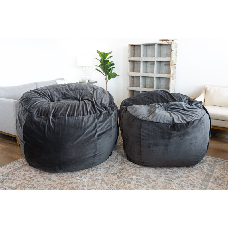 Grand sac de luxe Haven, Gris foncé