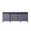 Marsyas 84 in W x 22 in D Double Bath Vanity-580390157