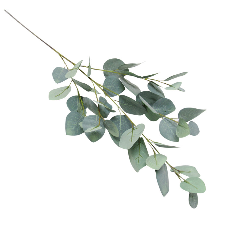 Plante d'eucalyptus artificiel argent 37,5 ", Vert givré