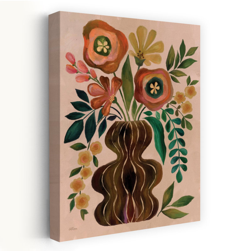 Funky Bouquet, art floral contemporain, H 48 po x l 32 po