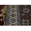 Tapis décoratif rouge vin nouée à la main oriental