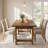 63" Solid Wood Dining Table