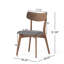 Chaises de salle à manger rembourrées Mid-Century