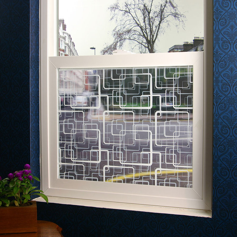 Stick Pretty Squares Sheer Window Film & Reviews | Wayfair