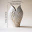 Vase décoratif en céramique blanche, joli petit vase à fleurs blanches pour la décoration intérieure, vases décoratifs en céramique de style bohème d'inspiration nordique moderne