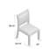 Chaise d'appoint rembourrée Wilfred