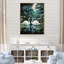 Cygnes, amour éternel, art mural sur toile-97170874-97170880