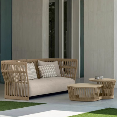 Breayna 2 - Person Patio Conversation Set with Cushions