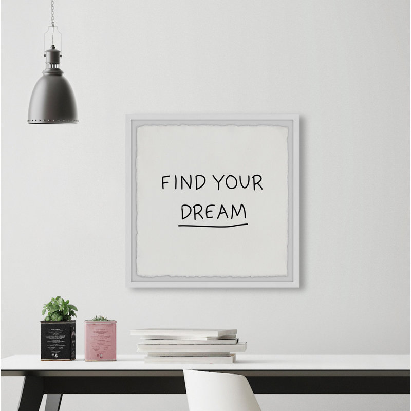 Find Your Dream IV - Single Picture Frame Print, 30cm H x 30cm W x 3.81cm D