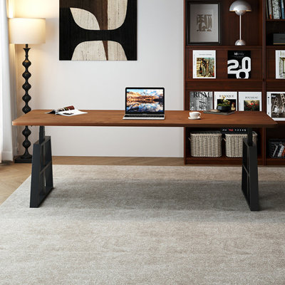 Walnut Rectangular Solid Wood desk