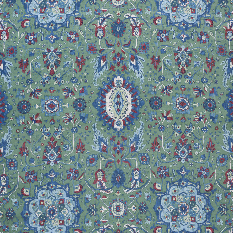 Tissu pour tapis Jahanara, Jade