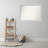Eva White Silver Narrow Bathroom Vanity Non-Beveled Wall Mirror-290685547