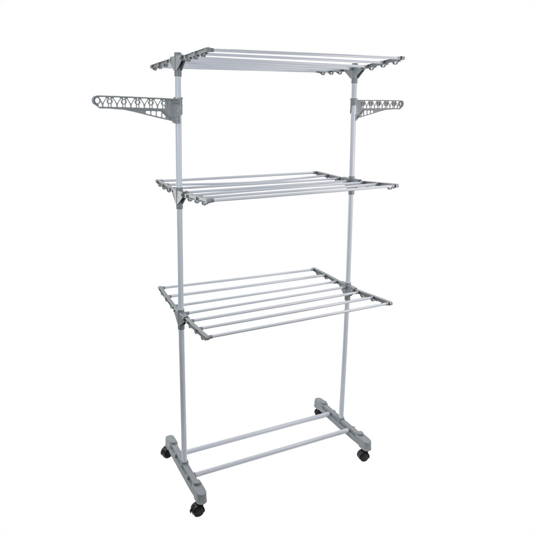 Jvl Unisex White Free Standing 3 Tier Drying Rack, | Size: 1 Pack - Image 12