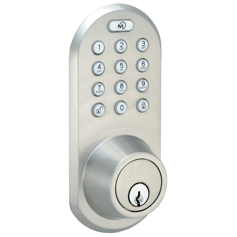 Electronic Deadbolt, Satin Nickel