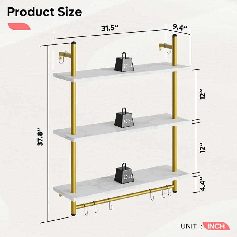 Wall Bathroom Shelves